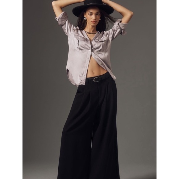 Cloth & Stone |‎ Anthropologie | Womens Small | Mauve Utility Button Down - Picture 5 of 13